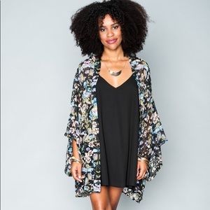Show Me Your Mumu Texas Kimono in Talking Tulips